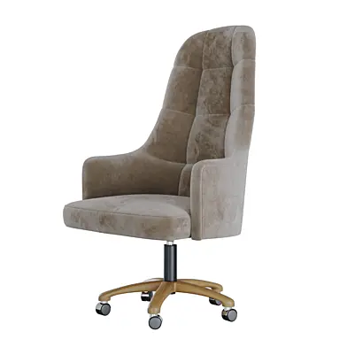 Barnini Oseo Richmond TAUPE SWIVEL ARMCHAIR