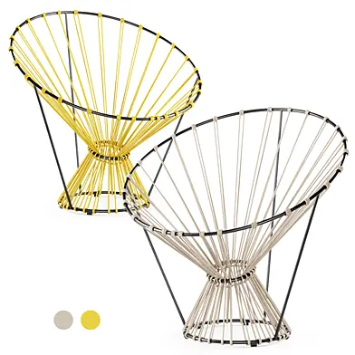 Vintage Egg cup armchair ARP / Винтажное кресло с плетением