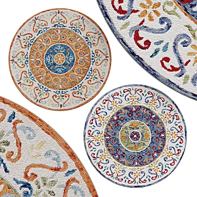 Circle rugs | №153