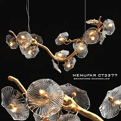Nenufar horizantal chandelier