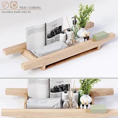 wooden bath tidy 01