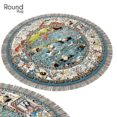 Round rug 37