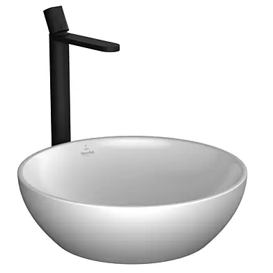Раковина Villeroy&Boch Artis & смеситель Antoniolupi Indigo 3