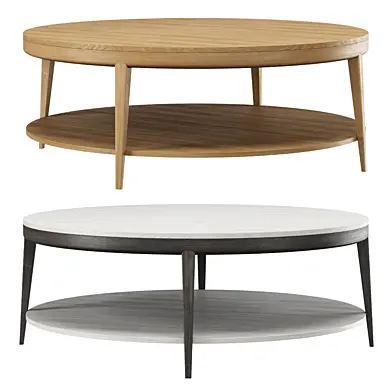 Trestle Round Coffee Table by HBF studio / Круглый кофейный стол