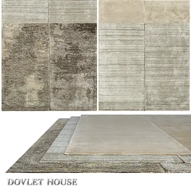 Ковры парные DOVLET HOUSE 4 штуки (part 609)