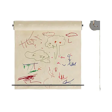 Children's drawing roller