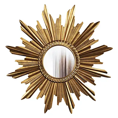 European sunburst mirror