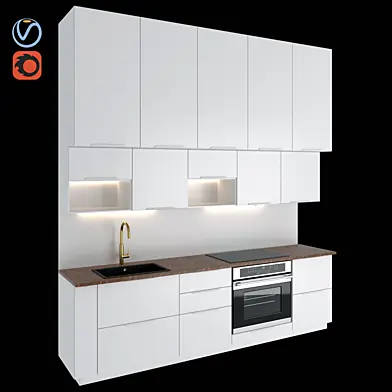 Modern kitchen KUNGSBACKA LIGHT
