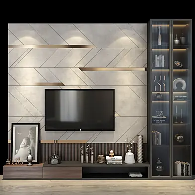 TV shelf set 318