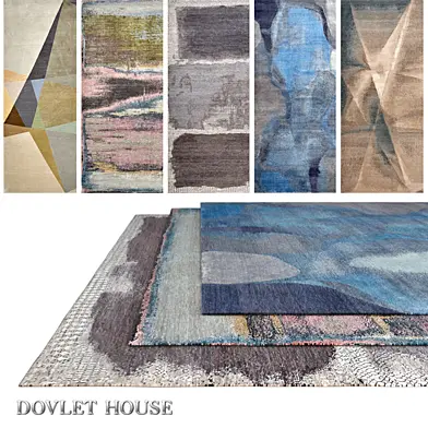 Ковры DOVLET HOUSE 5 штук (part 610)