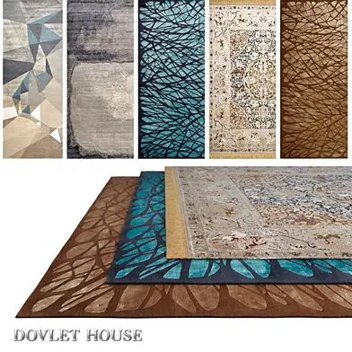 Ковры DOVLET HOUSE 5 штук (part 611)