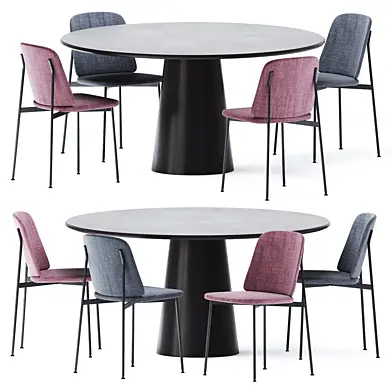 Round Dining Table Conic by Cor