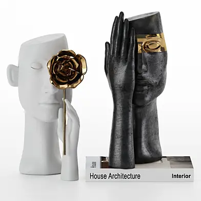 One Eye Face Vases