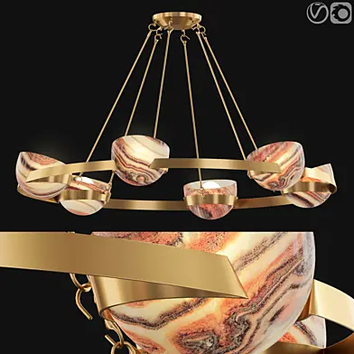 Simone Onyx Chandelier
