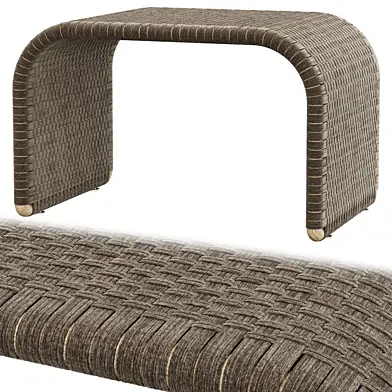 Emma rattan bench / Банкетка из ротанга