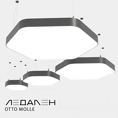 Объемный шестиугольный светильник OTTO MOLLE / LEDALEN