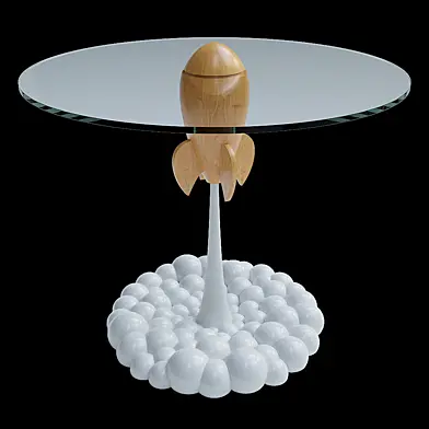 Rocket Table by Stelios Moussaris