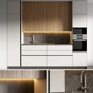 Kitchen set wood 2