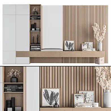 Hallway 09- Wood and White Set