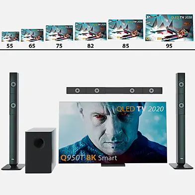 Samsung 85 Q950T 8K Smart QLED TV 2020 / Samsung TV system