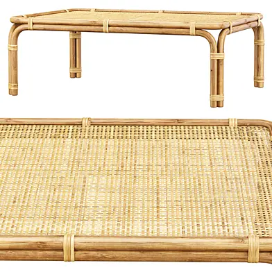 Elio rectangle rattan coffee table / Прямоугольный столик из ротанга