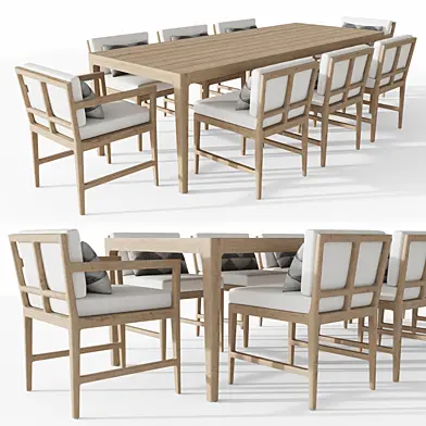 LAUREL TEAK DINING TABLE