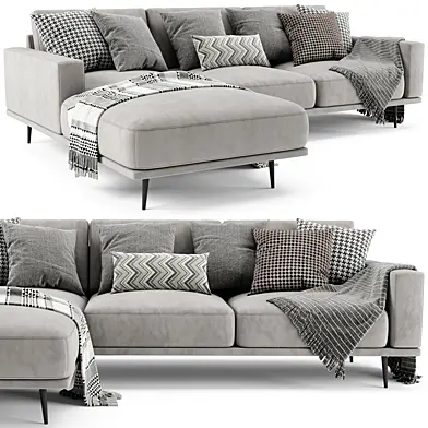 BoConcept Carlton Chaise Longue Sofa