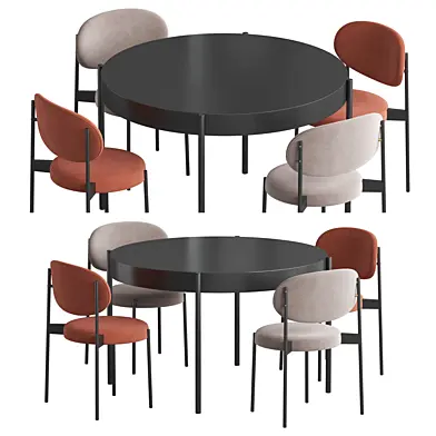 Verpan series 430 Table Dining set