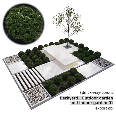 Backyard_outdoor garden and indoor garden 01