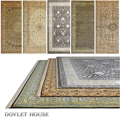 Ковры DOVLET HOUSE 5 штук (part 722)