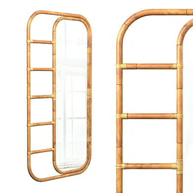 Ria Leaning Rattan Mirror / Ротанговое зеркало