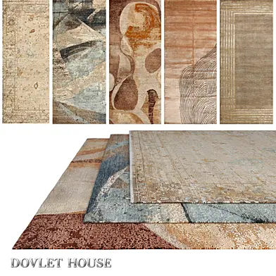 Ковры DOVLET HOUSE 5 штук (part 731)