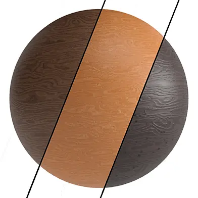 3 Wood Materials PBR 4k