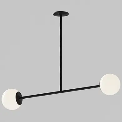 Barbell Pendant Light by Andrew Neyer
