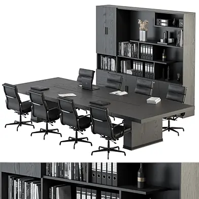 Meeting Table with office chair 08