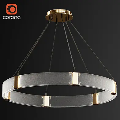 Parallel Large Ring Chandelier