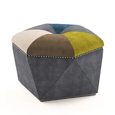 Hexagonal pouff