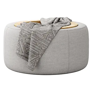 Grover 36 Fabric Storage Ottoman by Kardiel