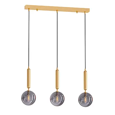 Postmodern Brass Pendant