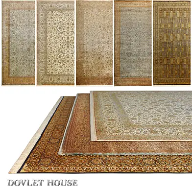 Ковры DOVLET HOUSE 5 штук (part 741)