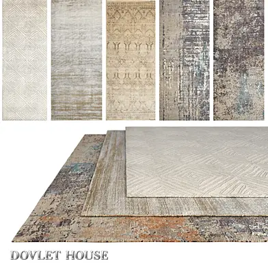 Ковры DOVLET HOUSE 5 штук (part 746)