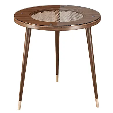 Barry wooden round table / Круглый деревянный приставной столик