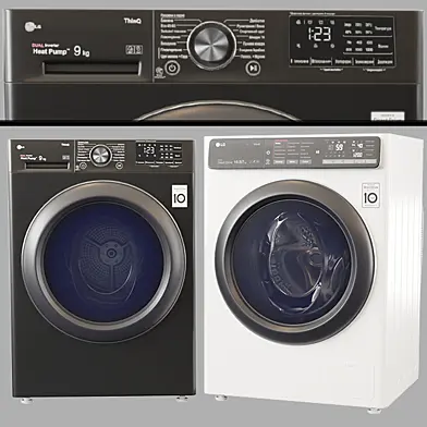 Стиральная и сушильная машины LG/LG  DC90V9V9W/LG F4T9RC9P