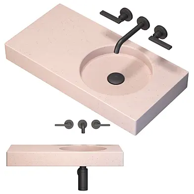 Wall Pink Sink