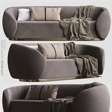 SOFA CORONA REDNER 3DSMAX 2014