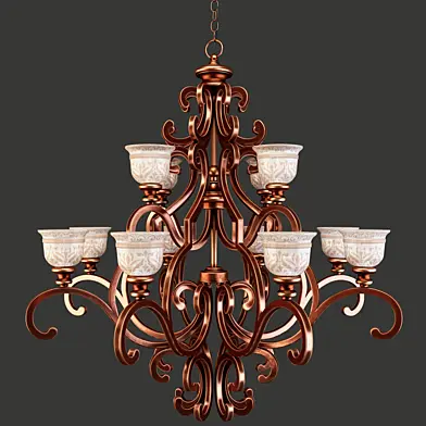 Люстра Norwalk 12 Lights Bronze Umber