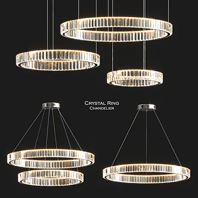 Corynn Crystal Ring Chandelier