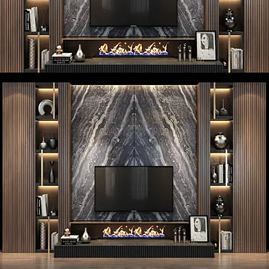 TV shelf 0367