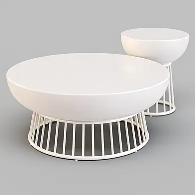 West Elm: Cutout Base - Coffee and Side Table
