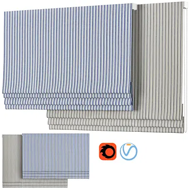 Roman Curtains 112 | Schumacher | BARBARY STRIPE